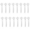 amazama Tent Stakes - 16 Heavy-Duty Ground Screw Anchor Pegs - Galvanized - Non Rust - Perfect for Yard, Garden, Awning & Canopy - Glow-in-The-Dark Tops - Hex Tool & Carry Case - Gazebo - Accessories view 4