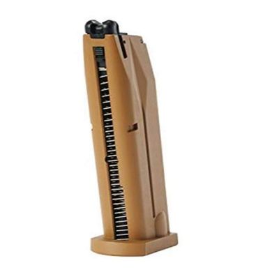 ELIYK Beretta M9A3 Blowback Automatic CO2 Powered 6mm BB Pistol Airsoft Gun, Spare 22-Shot Magazine (Mag Only)