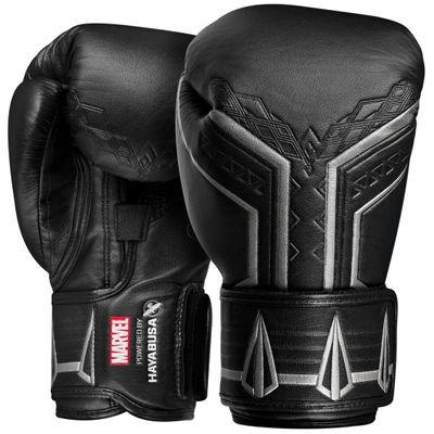 Hayabusa Marvel Hero Elite Boxing Gloves for Men and Women - Black Panther, 16 oz