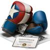 Hayabusa Marvel Hero Elite Boxing Gloves for Men and Women - Captain America, 12 oz view 2