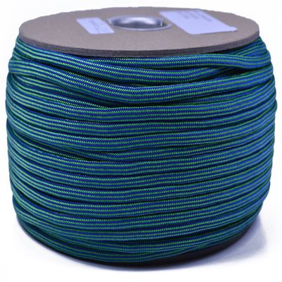 10', 25', 50', 100' Hanks or 250', 1000' Spools of Parachute 550 Cord Type III 7 Strand Paracord - Electroshock - 250 Foot Spool