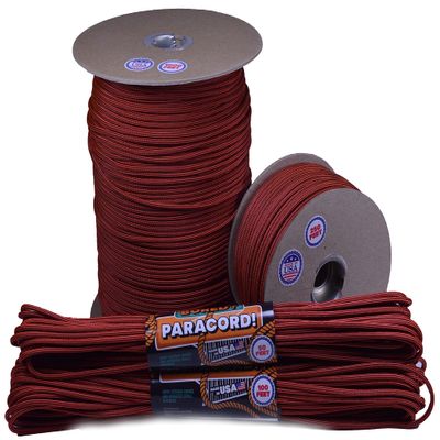 10', 25', 50', 100' Hanks or 250', 1000' Spools of Parachute 550 Cord Type III 7 Strand Paracord - Jetstream - 1000 Foot Spool