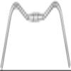 Velo Orange Granola Handlebar - 31.8, 60 degree Sweep, 30mm Rise, 650mm width, Silver view 1