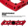 TAG Metals T3 Pedals Nylon Red view 2