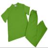 M&M SCRUBS Men Scrub Set Medical Scrub Top and Pants (M, Lime Green) view 1