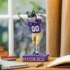 Team Sports America NCAA University of Washington Fun Colorful Mascot Statue 12 Inches Tall view 3