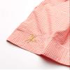 MUNKI MUNKI Big Girl's Smocked Waist Gingham Skirt Skirt, Red & White, XS-4T5T view 2