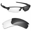 Alphax Adapt Grey Photochromic Non-polarized Replacement Lenses for Oakley Flak 2.0 XL OO9188 59mm Sunglasses view 1