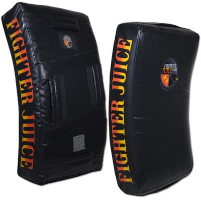 FighterJuice Curved Body Kick Shield for Muay Thai, MMA, Kickboxing, Martial Arts, Krav MAGA