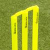 FORTRESS Flexi Cricket Stumps [Rubber Based] | Fluro Yellow Plastic Stumps & Bails (100% Portable) (Junior) view 3