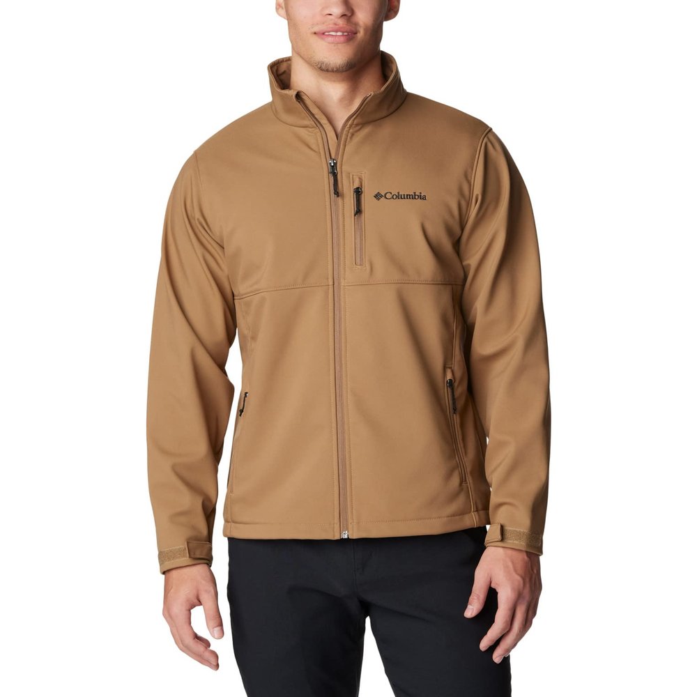 Columbia Men's Ascender Softshell Water and Wind Resistant Jacket Outerwear, Columbia Grey, XX-Large