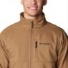 Columbia Men's Ascender Softshell Water and Wind Resistant Jacket Outerwear, Columbia Grey, XX-Large view 4