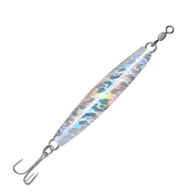 Diamond Bar Jigs 1oz,18 Pieces Holographic Saltwater Fishing Lures for Deepwater Jigging