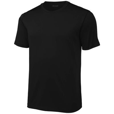 DRIEQUIP Mens Moisture Wicking UV Protection Pro Tee-S-Black