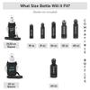 Coldest Water Bottle Carrier Bag with Adjustable Straps - Travel Friendly, Dent Free Design & Extra Phone Pocket, Holder Case Pouch Sleeve Cover Fits Insulated Stainless Steel Water Bottle (21-32 oz) view 4