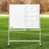 FORZA Double-Sided Wheeled Coaching Whiteboards | Dry Erase Board Equipped with Magnetic Markers, Pen & Eraser [60in x 47in or 35.4in x 24in] (Lacrosse, 60" x 47") view 2
