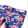 XOXO Girls' Toddler Stretch Twill Crop Pant, Navy Floral, 4T view 2