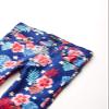 XOXO Girls' Toddler Stretch Twill Crop Pant, Navy Floral, 4T view 3