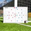 FORZA 35in x 24in Double-Sided Sports Coaching Whiteboard | 13 Sport Options - Dry Erase Board Equipped with Magnetic Markers, Pen & Eraser (Soccer, Without Carry Bag) view 1
