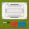 FORZA 18in x 12in Double-Sided Sports Coaching Whiteboard | 13 Sports Options - Magnetic Markers, Pen, and Eraser Included (Football, Without Carry Bag) view 1