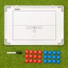 FORZA 18in x 12in Double-Sided Sports Coaching Whiteboard | 13 Sports Options - Magnetic Markers, Pen, and Eraser Included (Football, Without Carry Bag) view 2