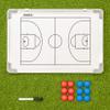 FORZA 18in x 12in Double-Sided Sports Coaching Whiteboard | 13 Sports Options - Magnetic Markers, Pen, and Eraser Included (Football, Without Carry Bag) view 3