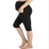 Ferrieswheel Story Short Pregnancy Pants for Women Maternity Leggings Over The Belly Pregnant Shorts Black view 4