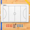 FORZA 35in x 24in Double-Sided Sports Coaching Whiteboard | 13 Sport Options - Dry Erase Board Equipped with Magnetic Markers, Pen & Eraser (Netball, Without Carry Bag) view 1