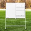 FORZA Double-Sided Wheeled Coaching Whiteboards | Dry Erase Board Equipped with Magnetic Markers, Pen & Eraser [60in x 47in or 35.4in x 24in] (Rubgy, 60" x 47") view 2