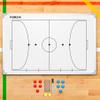 FORZA 35in x 24in Double-Sided Sports Coaching Whiteboard | 13 Sport Options - Dry Erase Board Equipped with Magnetic Markers, Pen & Eraser (Futsal, Without Carry Bag) view 1