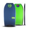 BZ Bodyboards Pro Series 42 Inch (Blue) Zero-G Polypro Core, Surlyn Slick, 8LB H-Cell Deck, Crescent Tail, Graphic Slick, for Men, Women, Kids Durable, Surfing Waves Ocean Summer Fun Beach Water