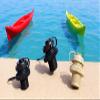 Alomejor Inflatable Boat Air Valve Screw 2pcs Valve Air Valve Replacement for Inflatable Boat Fishing Boat Airbed Raft view 3