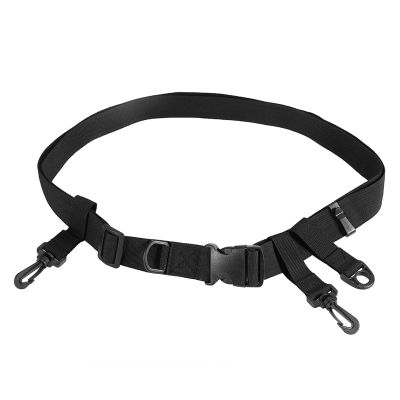 Alomejor Fishing Wading Belt Adjustable Multi-Functional Fishing Waist Belt with Hook D-Ring for Fly Fishing Surf Casting Kayak Fishing Accessories Wader Straps