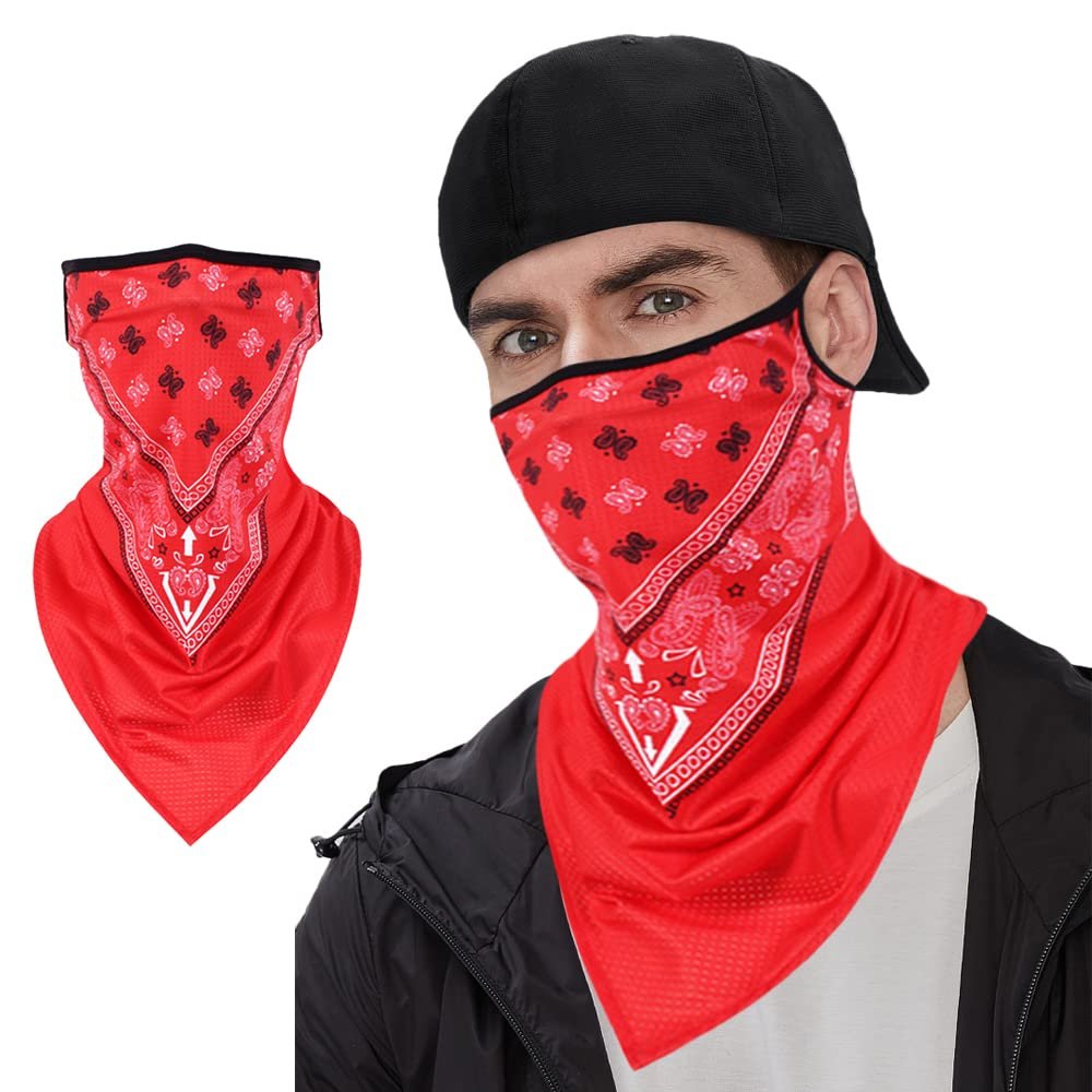 KINGREE Balaclava Ski Mask, Motorcycle Helmets Liner Neck Gaiter, Quick-Dry Half Masks