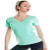 Athletic Tops for Women Short Sleeve(Mint Heather,S) view 1