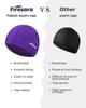 Firesara Fabric Swim Cap, High Elasticity Swimming Cap Keeps Hair Clean Breathable Fit Both Long Hair Short Hair, Swim Caps Woman Girls Men Kids One Size Hat view 3