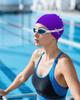 Firesara Fabric Swim Cap, High Elasticity Swimming Cap Keeps Hair Clean Breathable Fit Both Long Hair Short Hair, Swim Caps Woman Girls Men Kids One Size Hat view 4