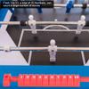 Scoring Table Football Competition Foosball Game Table Soccer Indoor Competitive Mini Tabletop Fun Play 2pcs/Set (Red & Blue) view 3