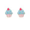 HAPPYAN Fashion Clip On Earrings for Women Cartoon Cake Ice cream Lollipop No Pierced Earrings (Cake) view 1