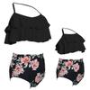 Baby Girls Swimsuits Mommy and Me Swimsuits 2 Pieces Family Matching Swimsuit Black view 2