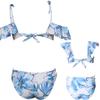Baby Girls Swimsuits Mommy and Me Swimsuits 2 Pieces Family Matching Swimsuit view 3