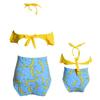 Baby Girls Swimsuits Mommy and Me Swimsuits 2 Pieces Family Matching Swimsuit view 3