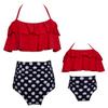 Baby Girls Swimsuits Mommy and Me Swimsuits 2 Pieces Family Matching Swimsuit view 1