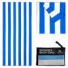 Quick Dry Towel Extra Large 78x35 Inch - Microfiber Beach Towel - Perfect for Beach, Travel, Swimming, Pool, Yoga, Hiking, Camping - Lightweight, Fast Drying, Compact for Adults (Cabana Blue) view 1