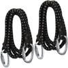 BRAVESHINE Heavy-Weight Carabiner - 2 Pack D Ring Snap Keychain Locking Caribeaner Clips - 12KN Aluminum Screws Buckle Carabiner Hook for Men Women Key Keychains, Water Bottle, Dog Leash - Silver view 4