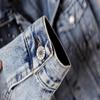 Kedera Women's Jean Jacket Embroidered Rivet Pearl Short Denim Jacket Coat view 2