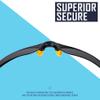 SAUCER Replacement Nose Pieces Pads & Earsocks Temple Sleeve Rubber Kit for Oakley Half Jacket | Half Jacket XLJ Sunglass - Yellow + Yellow view 4