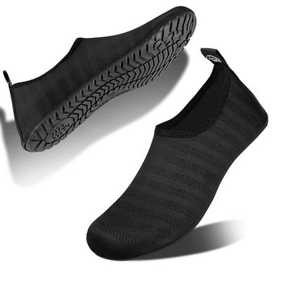 IceUnicorn Water Shoes Men Women Beach Swim Aqua Barefoot Socks Pool Quick Dry Yoga(liuxingyu Black 38/39)