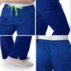 Landau Proflex Tailored Fit Stretch 5-Pocket Cargo Scrub Pants for Women 2042 Ceil PLG view 4