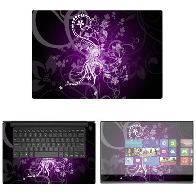 Decalrus - Protective Decal Floral Skin Sticker for Dell XPS 9570 (15.6" Screen) case Cover wrap DExps15_9570-15